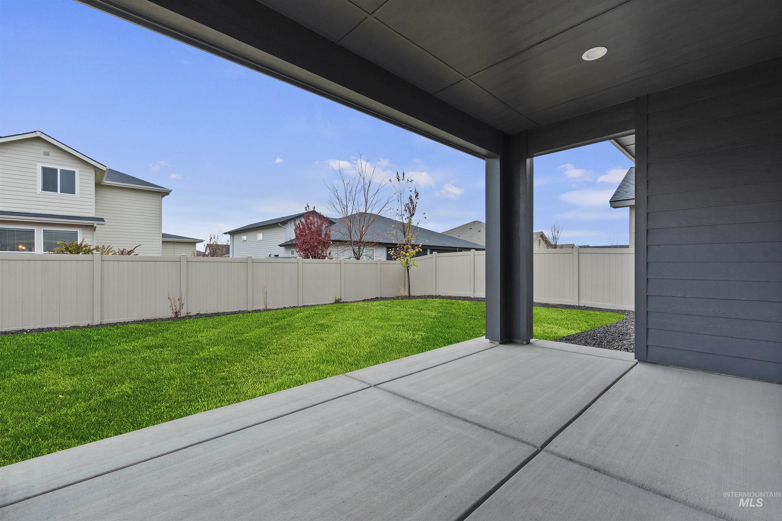 2129 East Blakehurst Street Kuna, ID 83634 - Photo 27 of 34 Fenced backyard with a patio area