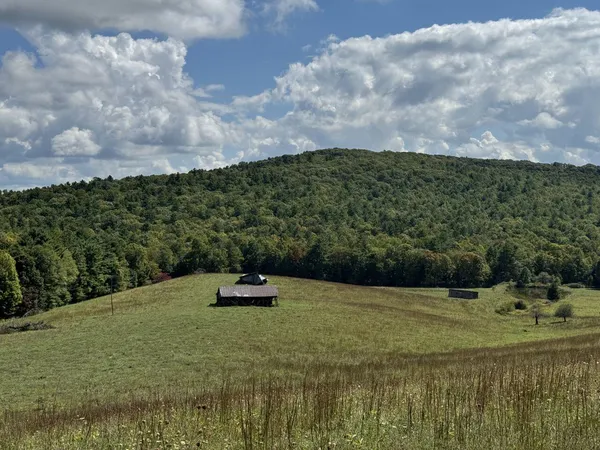 a view of lake with mountain