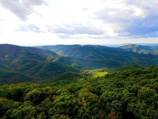 a view of an lush green mountain