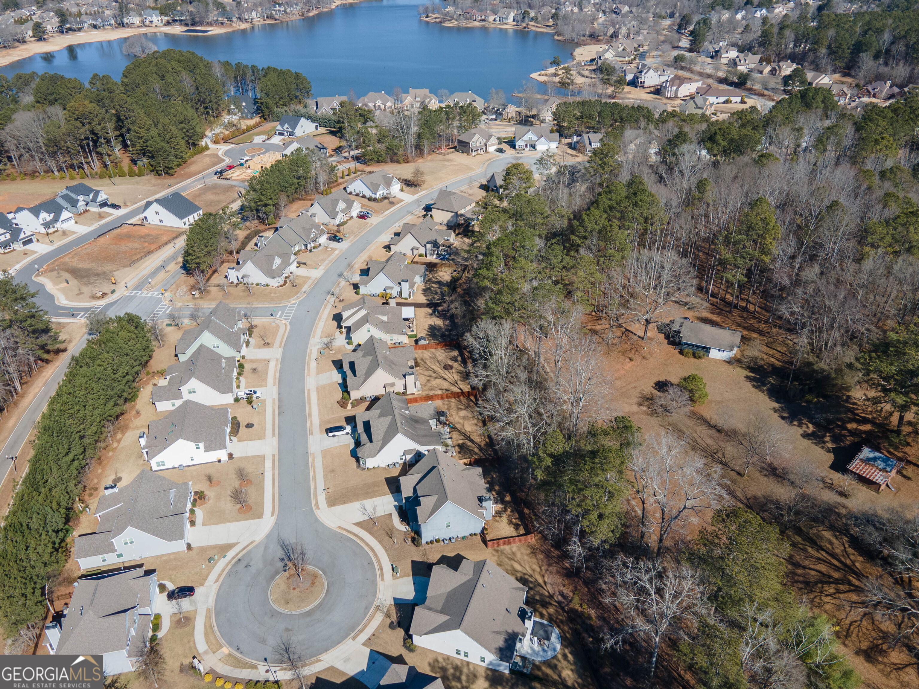 6 Delaware Way Newnan, GA 30265 - Photo 41 of 42 an aerial view of multiple house with yard