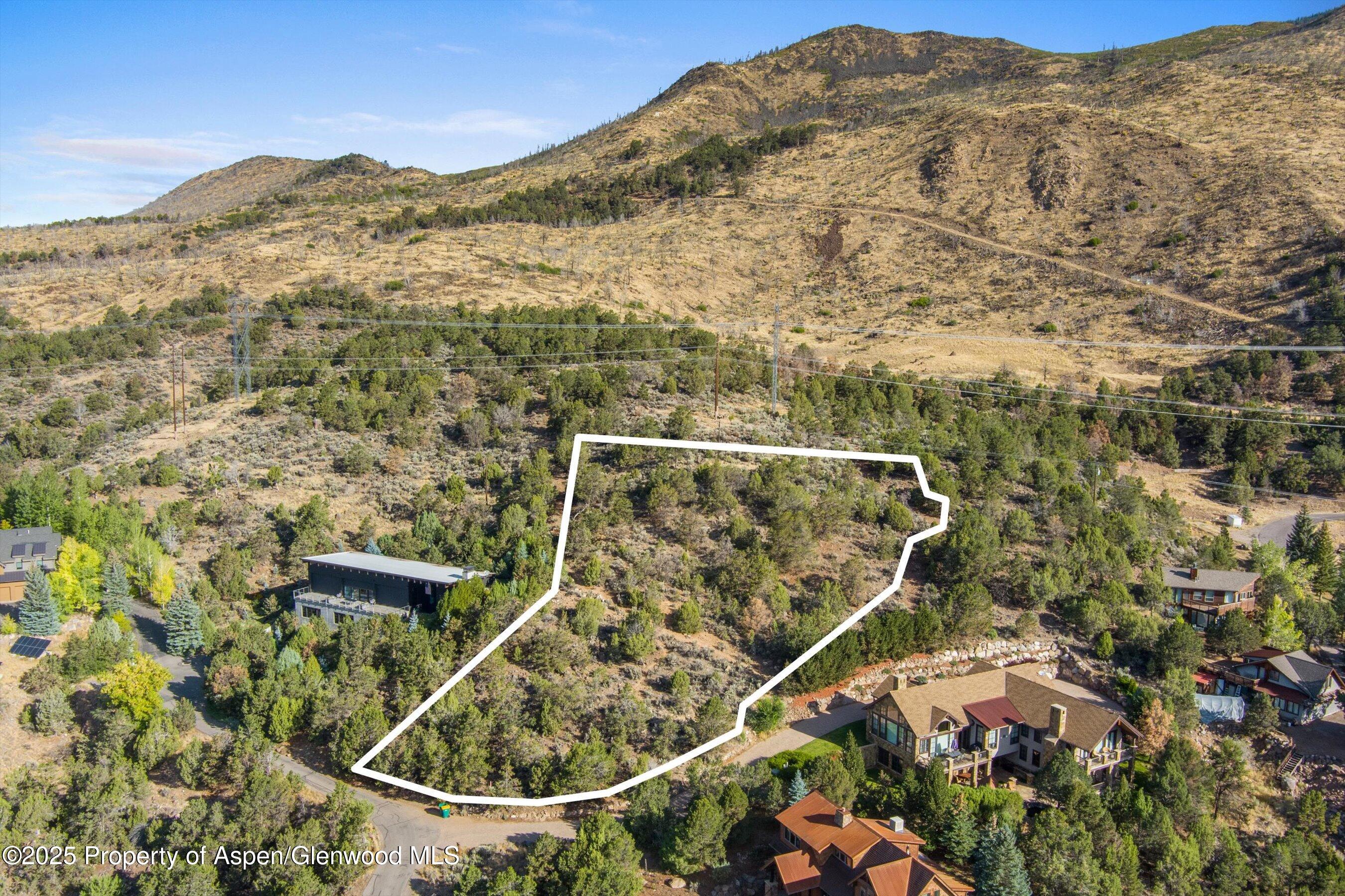 a view of a balcony with mountain view
