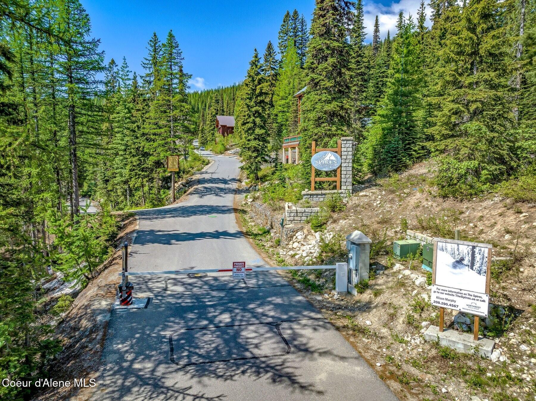B1 Tall Timber Road Sandpoint, ID 83864 - Photo 15 of 54 Gated Entrance to Spires