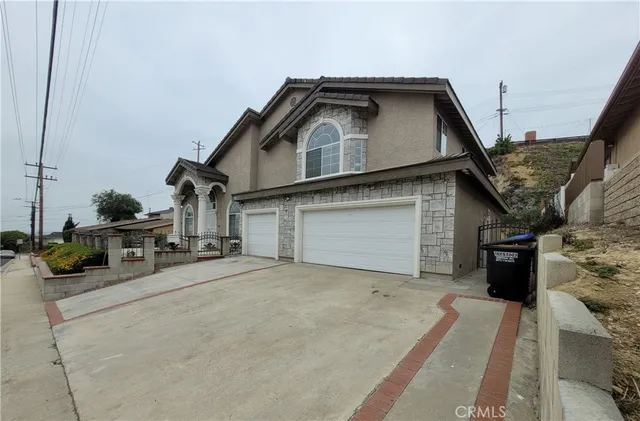 a car parked in front of house