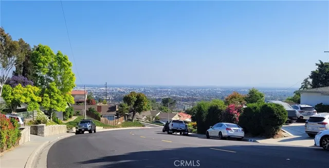 a view of street with cars