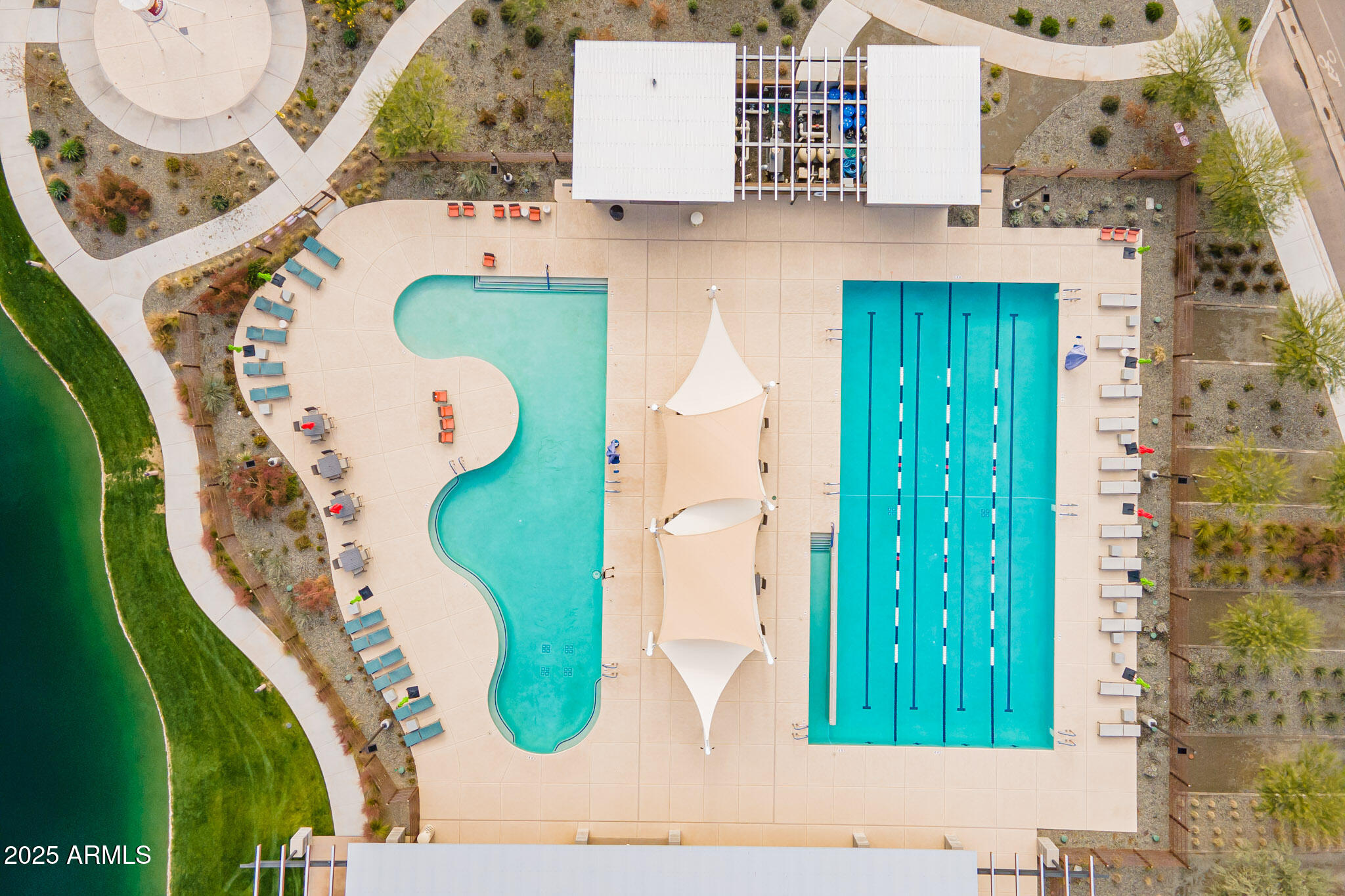 22445 East Marsh Road Queen Creek, AZ 85142 - Photo 58 of 71 an aerial view of a swimming pool