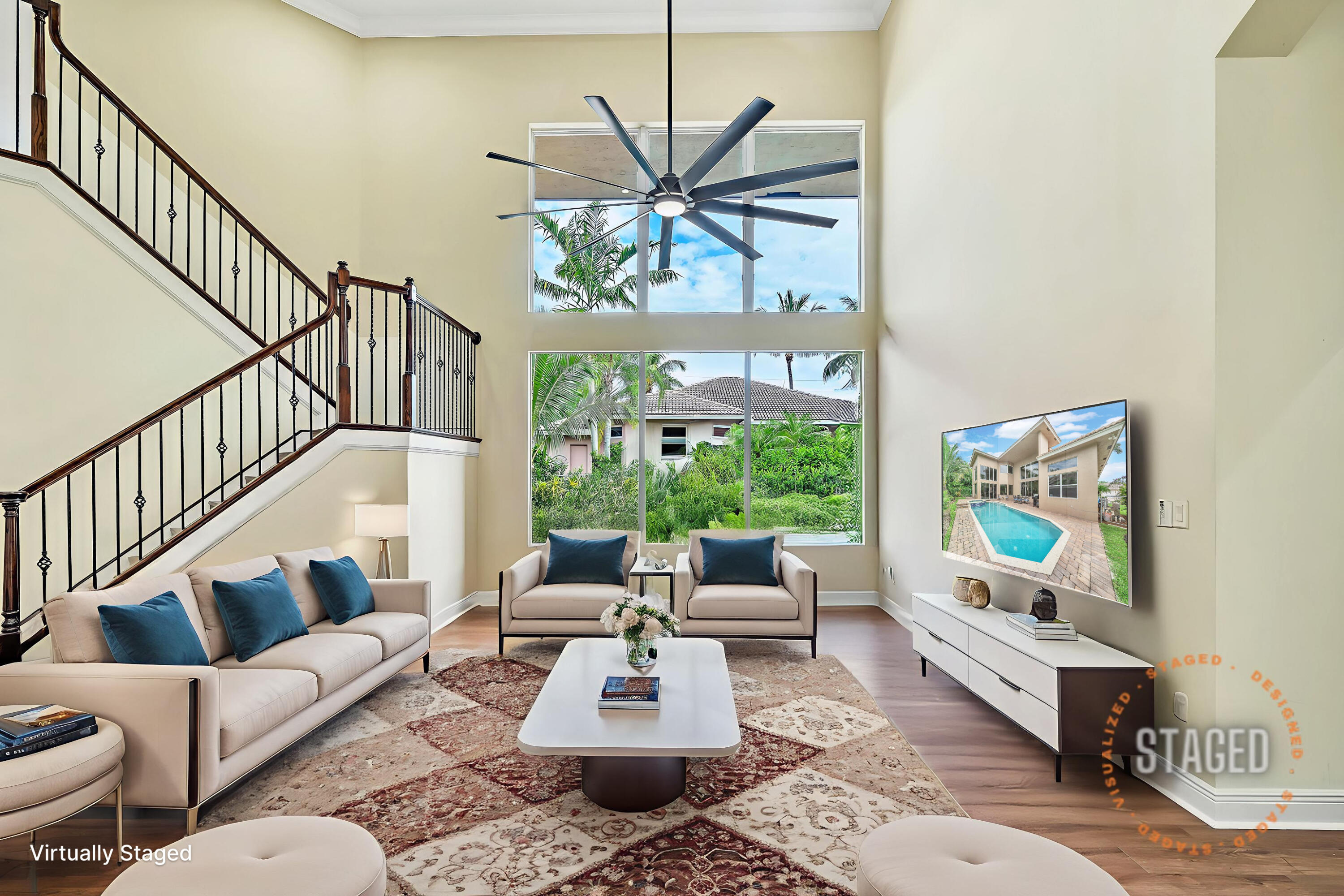 6641 Conch Court Boynton Beach, FL 33437 - Photo 4 of 61 Living Room - Staged