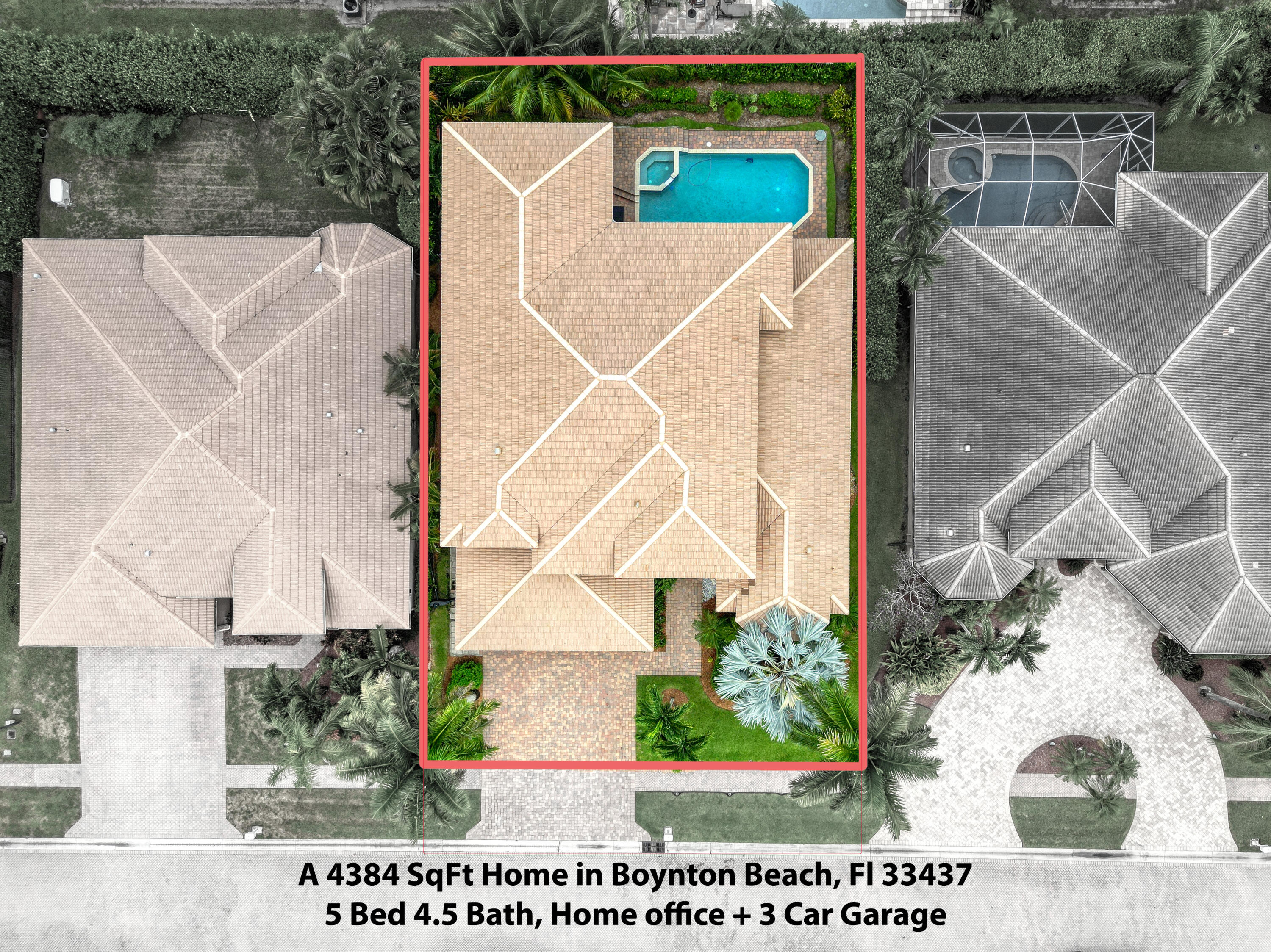 6641 Conch Court Boynton Beach, FL 33437 - Photo 53 of 61 Aerial View