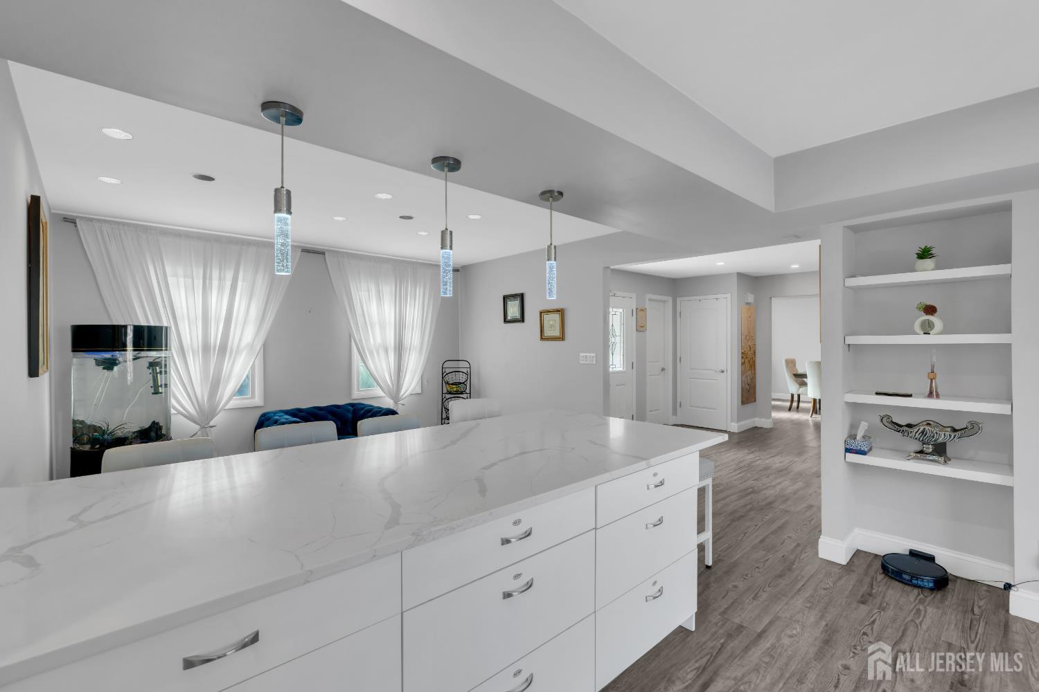 4 Canadian Woods Road Marlboro, NJ 07746 - Photo 12 of 45 a spacious bathroom with a granite countertop sink mirror and shower