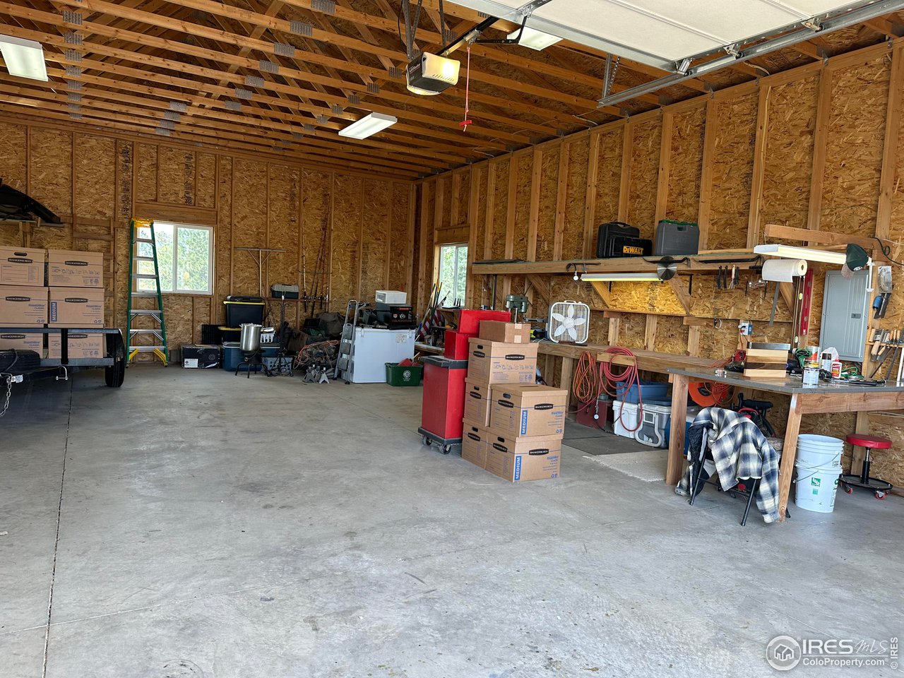 7848 Windsong Road Windsor, CO 80550 - Photo 27 of 37 Great space in shop for woodworking, projects, storage, etc!