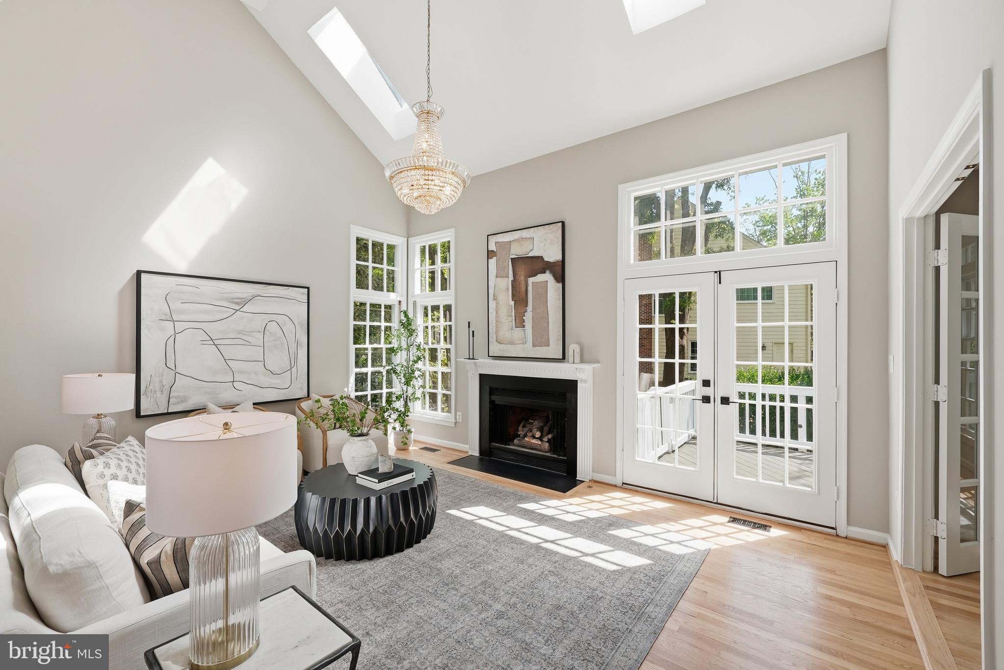 1291 Lamplighter Way Reston, VA 20194 - Photo 27 of 60 a living room with furniture fireplace and window
