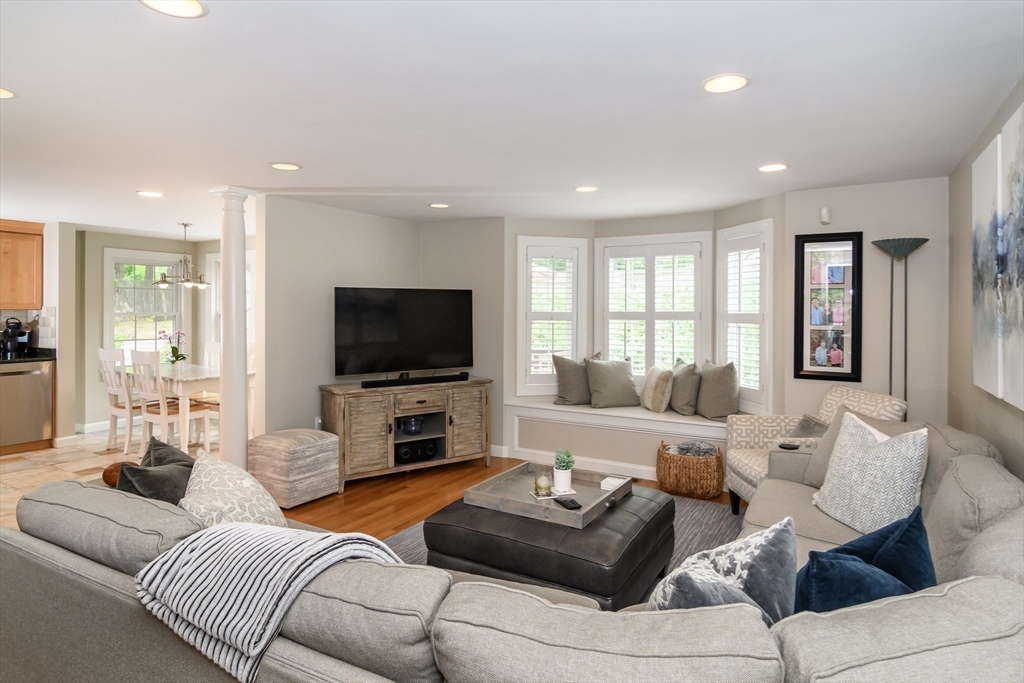 50 Felch Road Natick, MA 01760 - Photo 10 of 32 a living room with furniture and a flat screen tv