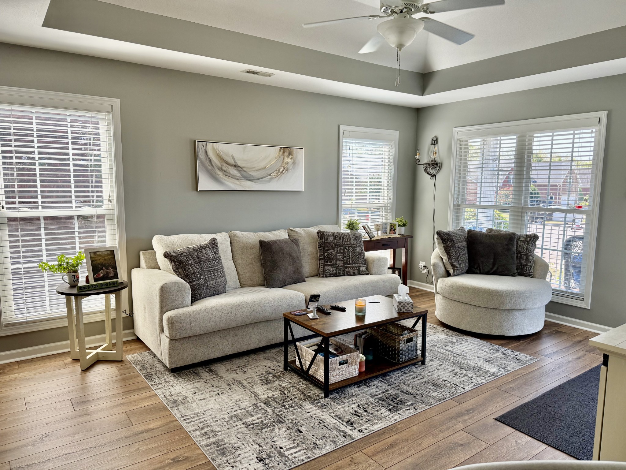 233 Winfrey Court Pleasant View, TN 37146 - Photo 6 of 28 a living room with furniture and a large window