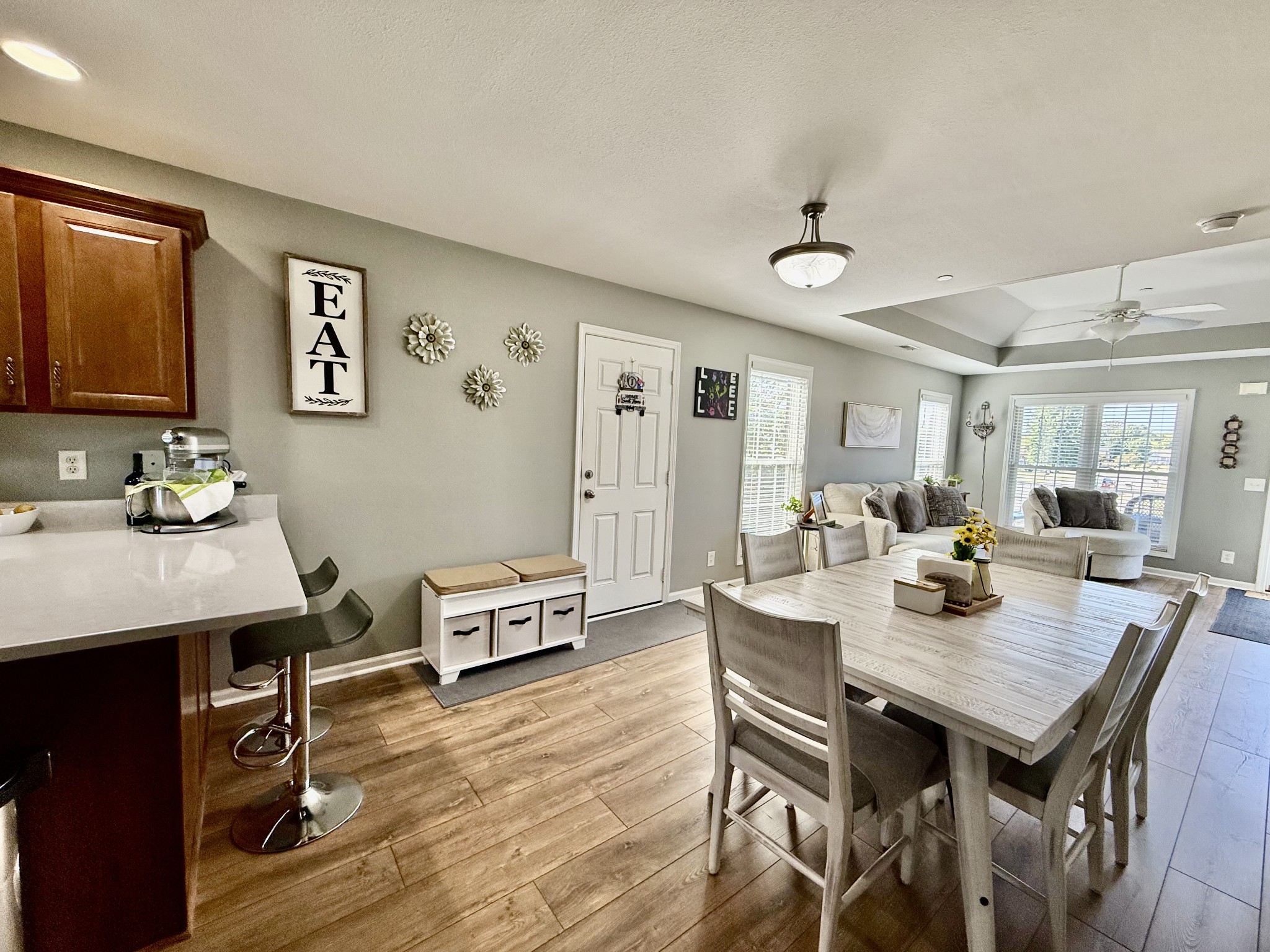 233 Winfrey Court Pleasant View, TN 37146 - Photo 10 of 28 a view of a dining room with furniture and wooden floor