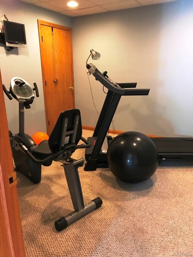 3335 North Cedar Road Fowlerville, MI 48836 - Photo 21 of 27 3335 Cedar - workout room.jpg