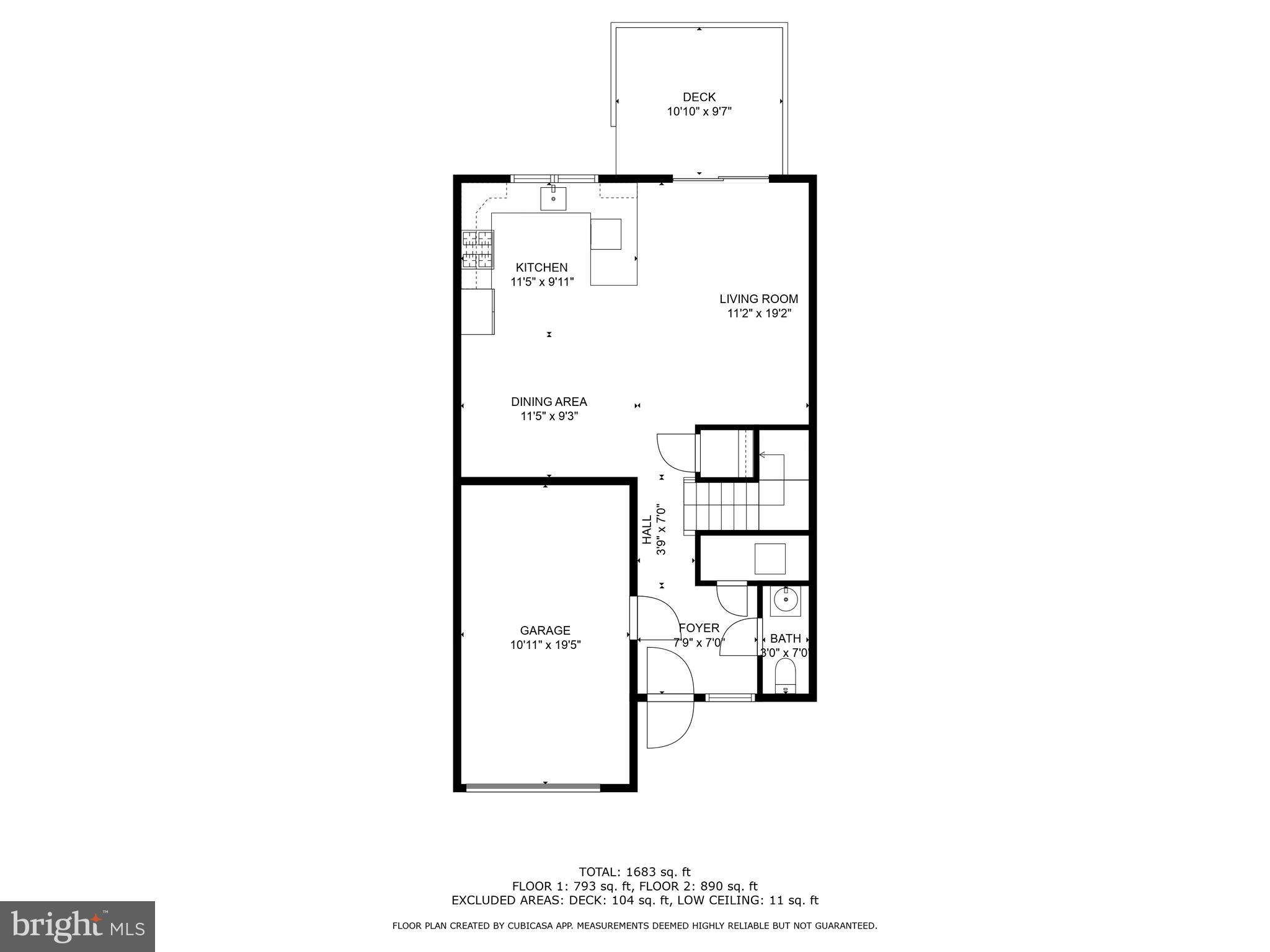 2749 Shelburne Road, Unit 242W Downingtown, PA 19335 - Photo 30 of 32 First Floor (Sqft is approximate)
