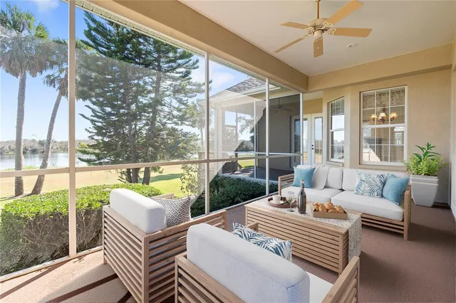 a view of back yard of the house