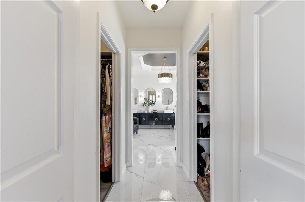 3173 Abbey Place Southwest Atlanta, GA 30331 - Photo 29 of 56 a view of a hallway with bathroom and glass door