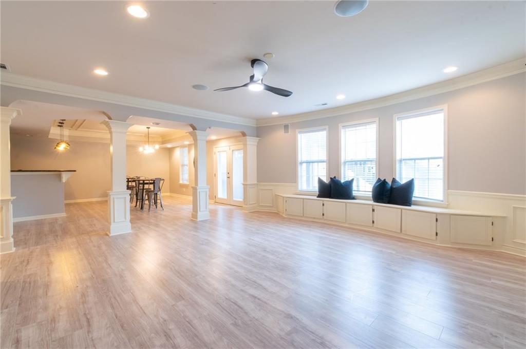 3173 Abbey Place Southwest Atlanta, GA 30331 - Photo 39 of 56 a view of an empty room with wooden floor and a window
