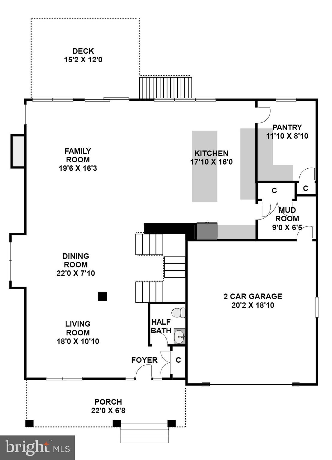 110 Geneva Avenue Silver Spring, MD 20910 - Photo 59 of 61 Main Level's Floor Plan