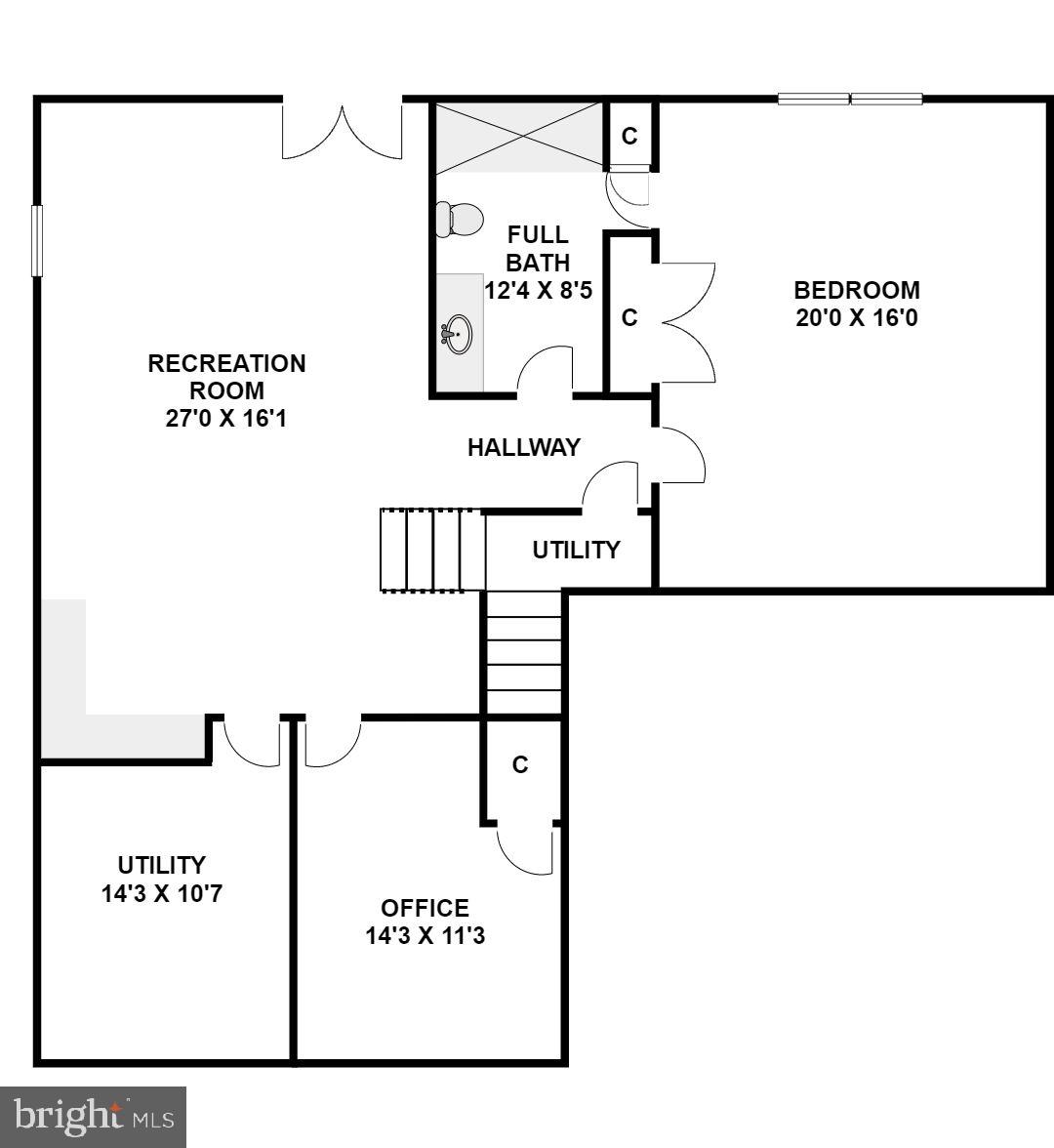110 Geneva Avenue Silver Spring, MD 20910 - Photo 61 of 61 Lower Level's Floor Plan