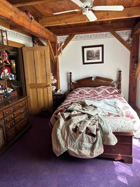 402 Tomahawk Trail Mercer, PA 16137 - Photo 19 of 26 a bedroom with a bed and a mirror