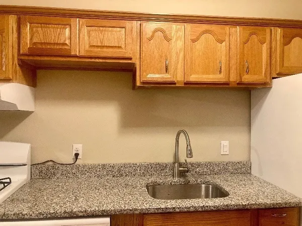 a close view of sink and tap