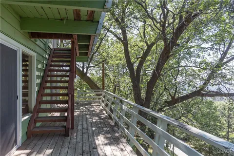 a view of outdoor space and deck