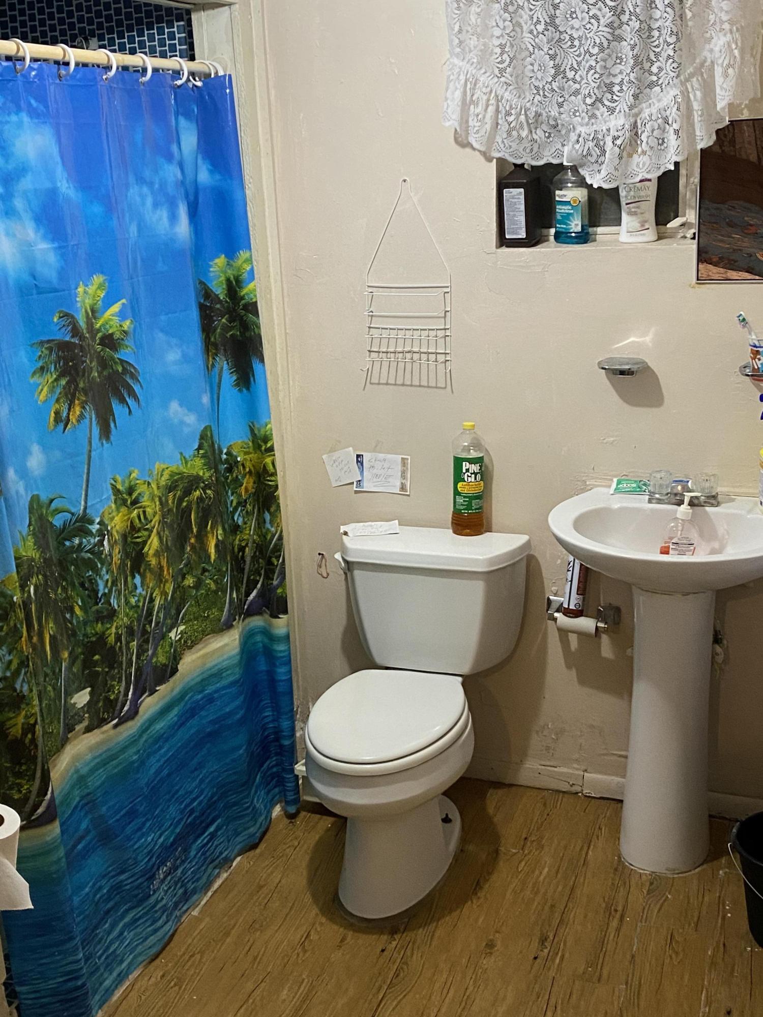 927 Catherine Street Key West, FL 33040 - Photo 7 of 29 a bathroom with a toilet sink and mirror