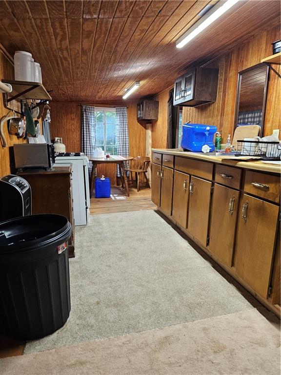162 Rock Run Road Rector, PA 15677 - Photo 15 of 24 The kitchen, stove runs on propane and sinks drains to yard