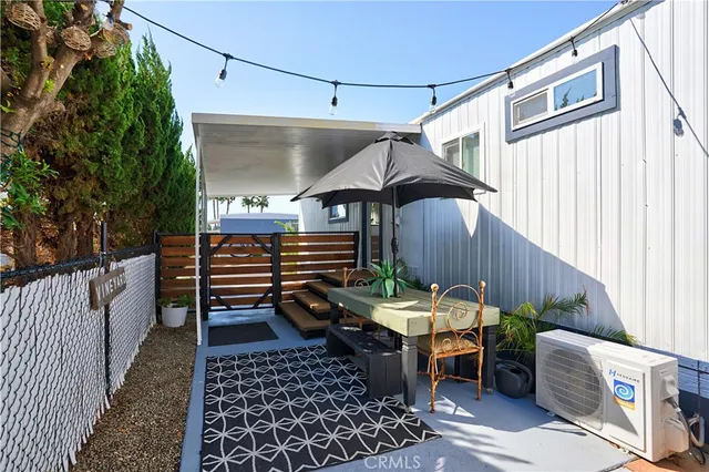 a view of outdoor space and deck