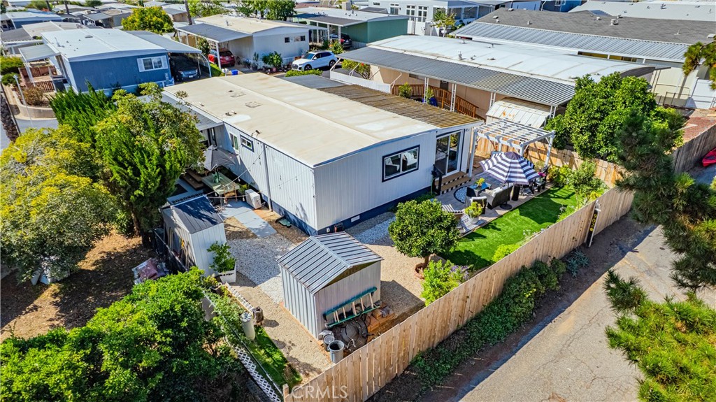 1120 East Mission Road, Unit 33 Fallbrook, CA 92028 - Photo 43 of 47 an aerial view of a house with garden space and street view