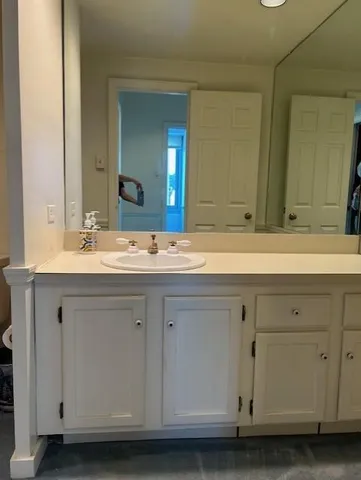 a view of a balcony with lake view