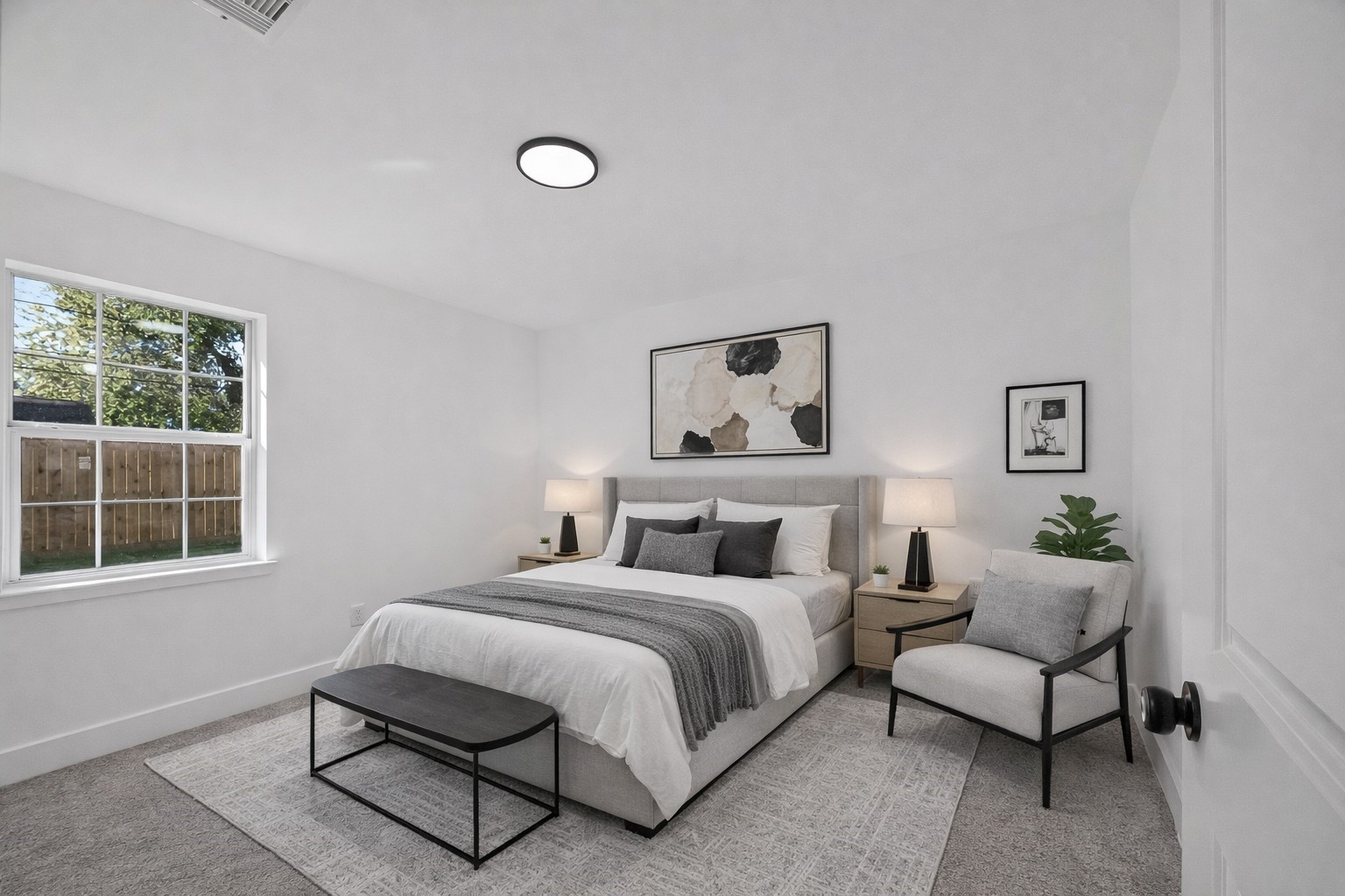 3112 Hays Street Pasadena, TX 77503 - Photo 16 of 22 a bedroom with a bed and a couch