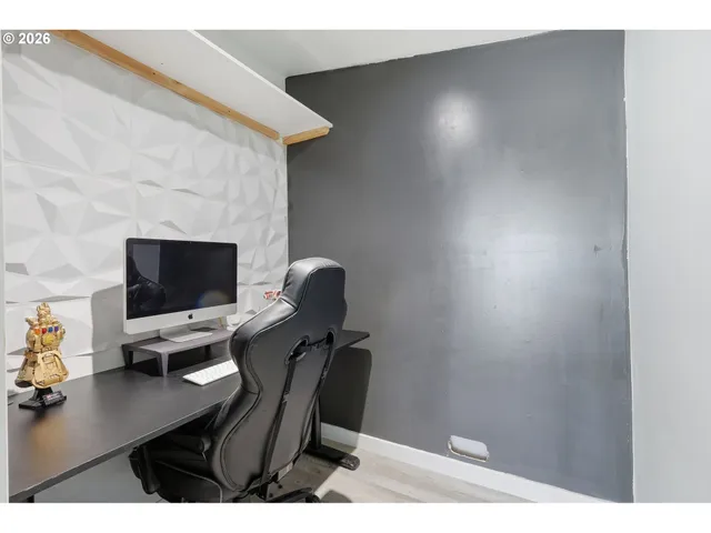 a view of a workspace with a window