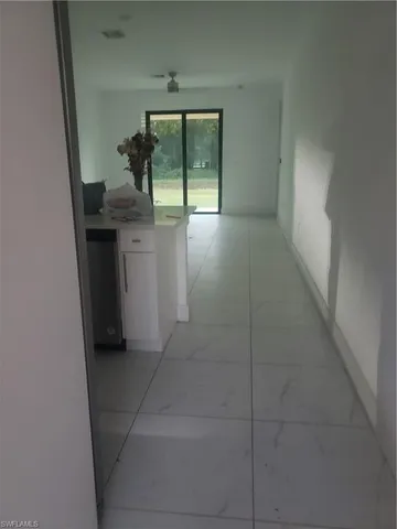 a view of hallway with window