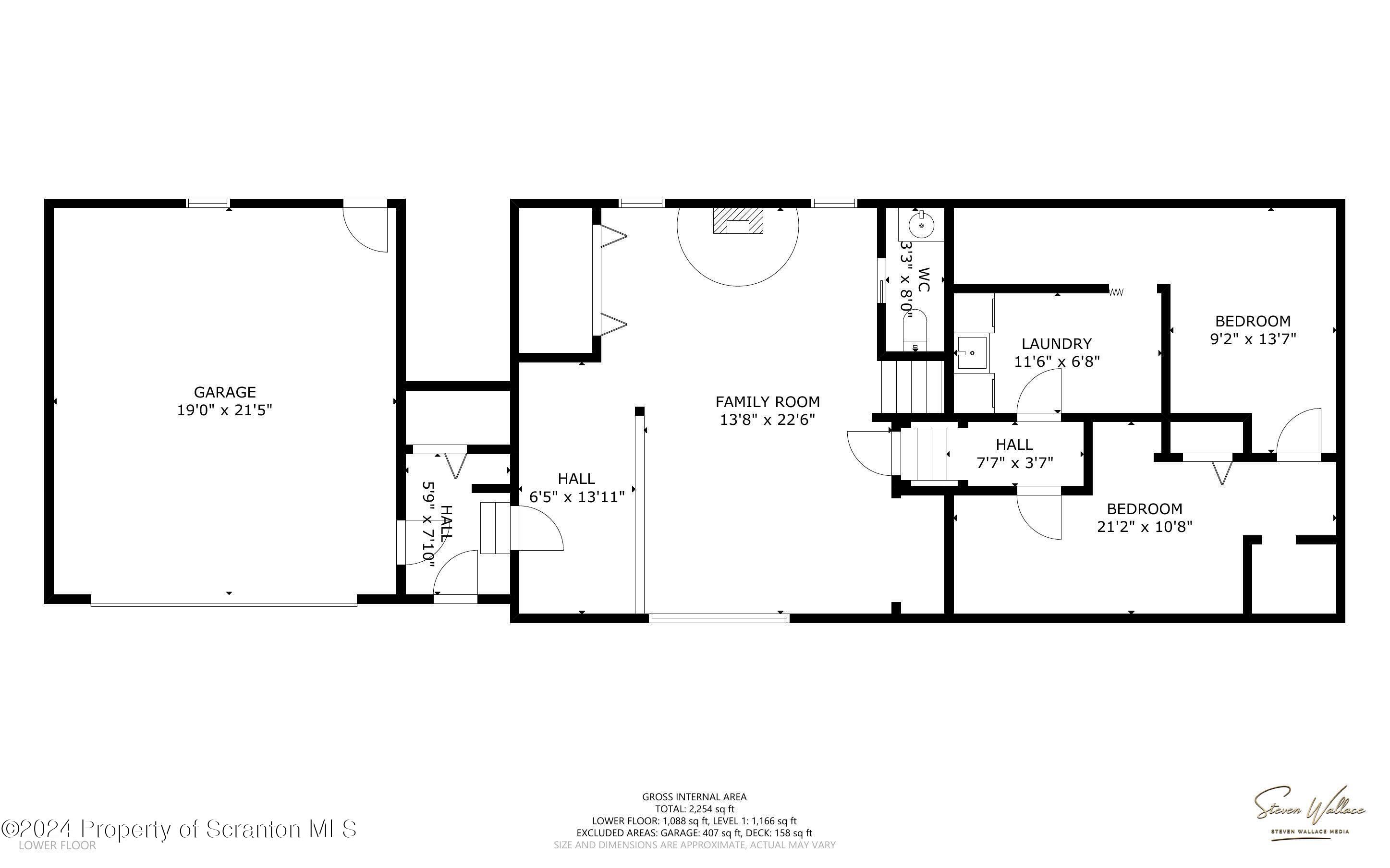 749 Elkview Drive Forest City, PA 18421 - Photo 73 of 73 a picture of a floor plan