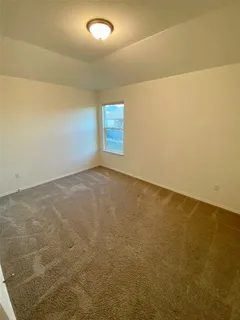 an empty room with an entryway