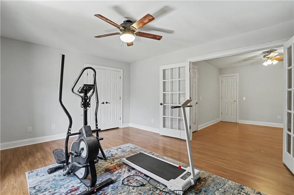 537 Old Collins Road Hoschton, GA 30548 - Photo 29 of 42 a view of a room with gym equipment