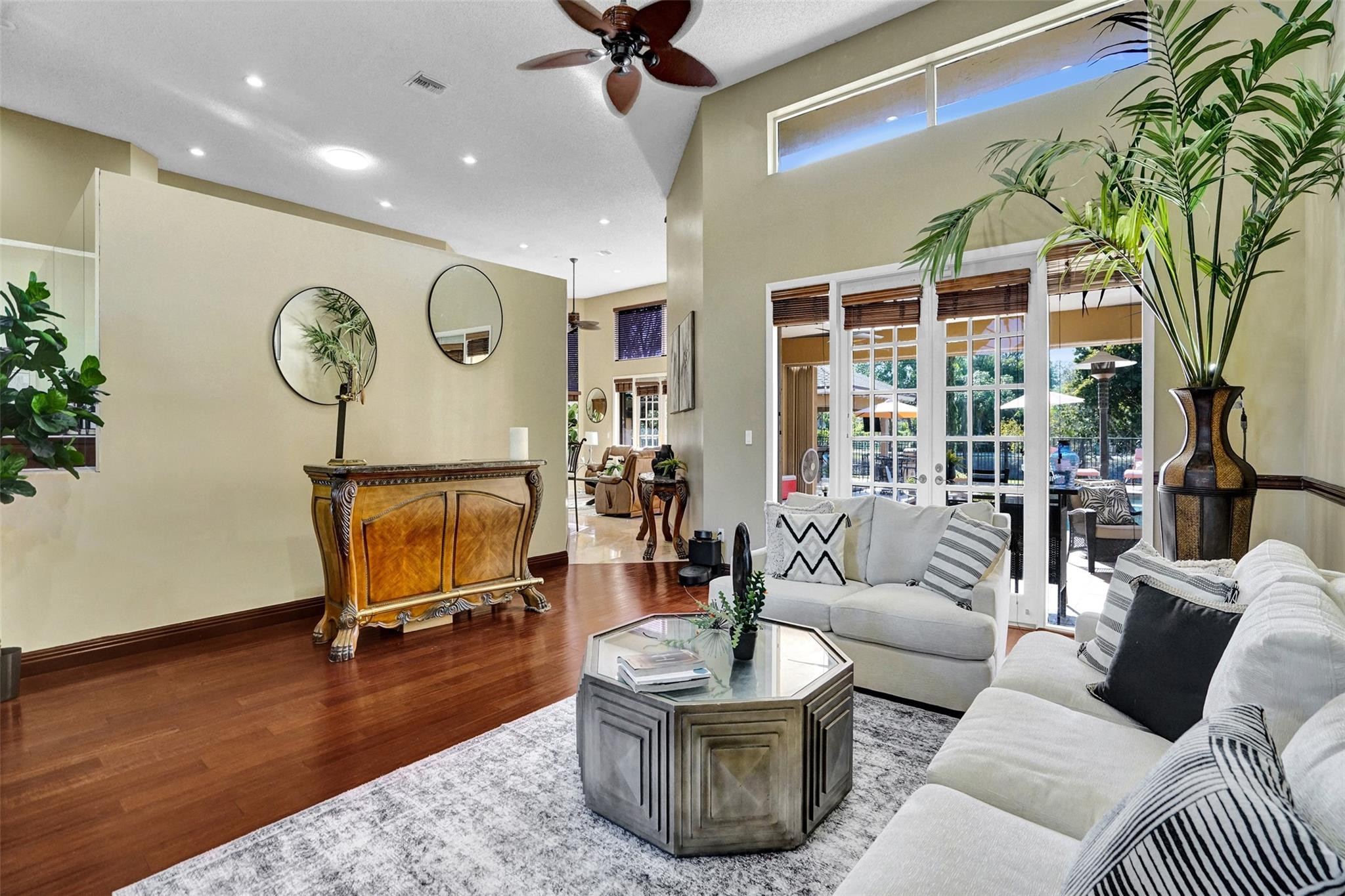 3151 Southwest 135th Terrace Davie, FL 33330 - Photo 31 of 74 a living room with furniture and a large window