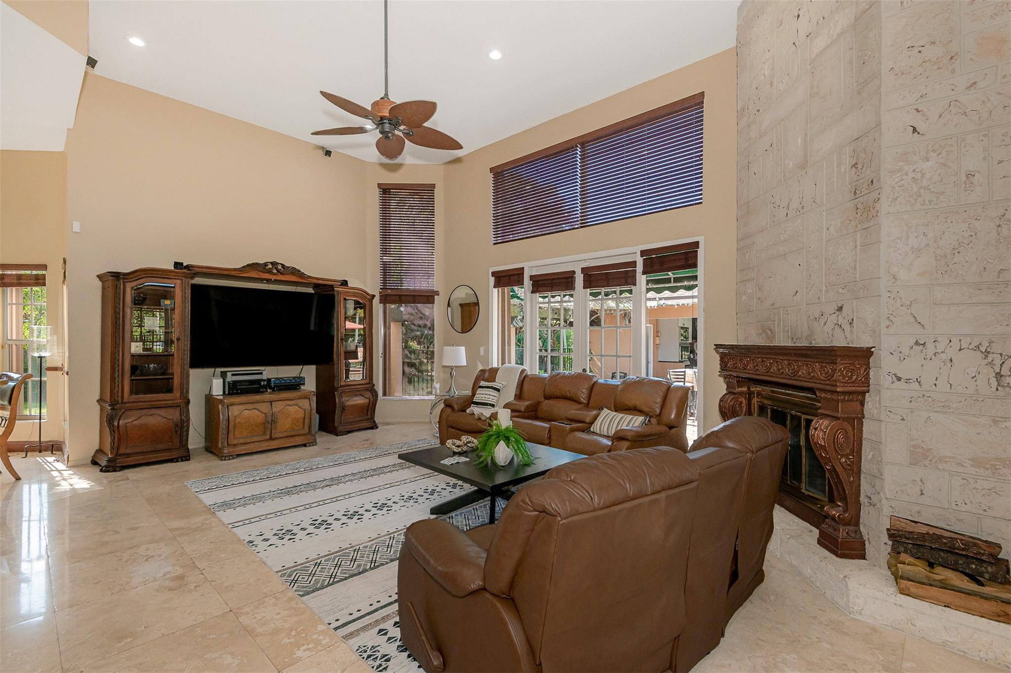 3151 Southwest 135th Terrace Davie, FL 33330 - Photo 35 of 74 a living room with furniture and a flat screen tv