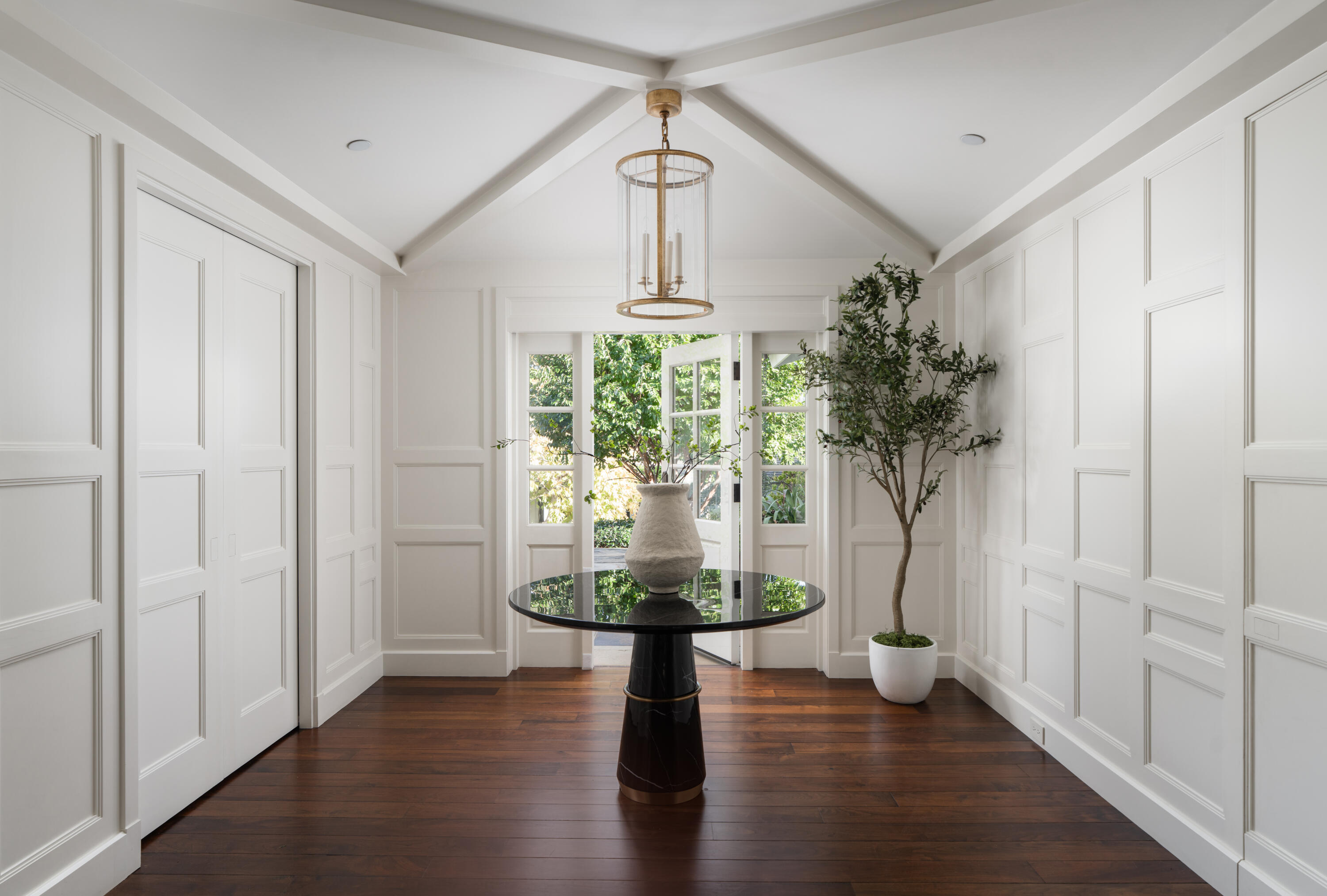 610 Olive Road Montecito, CA 93108 - Photo 3 of 34 a view of a entryway in a hall with a window