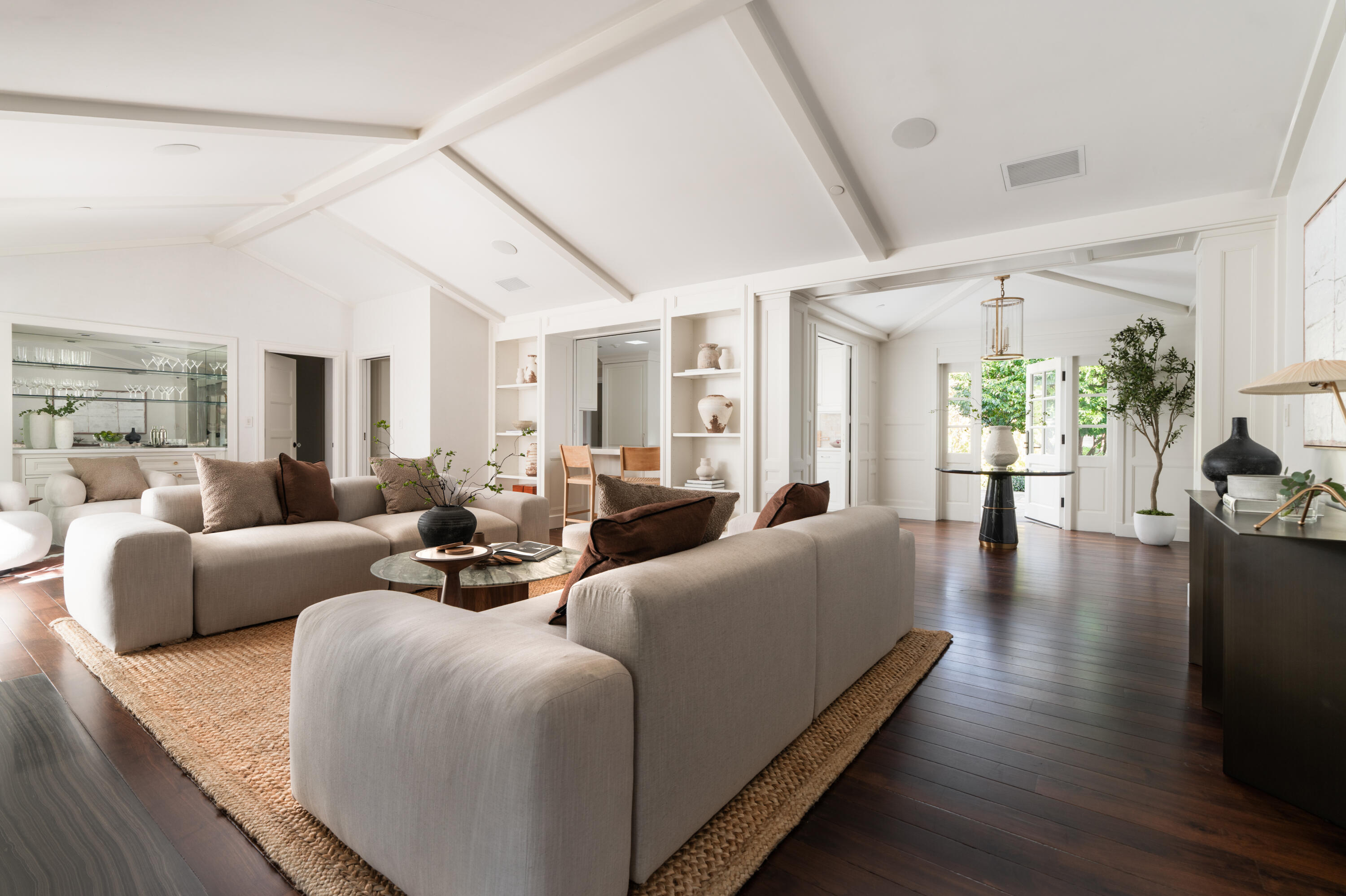 610 Olive Road Montecito, CA 93108 - Photo 4 of 34 a living room with furniture and a wooden floor