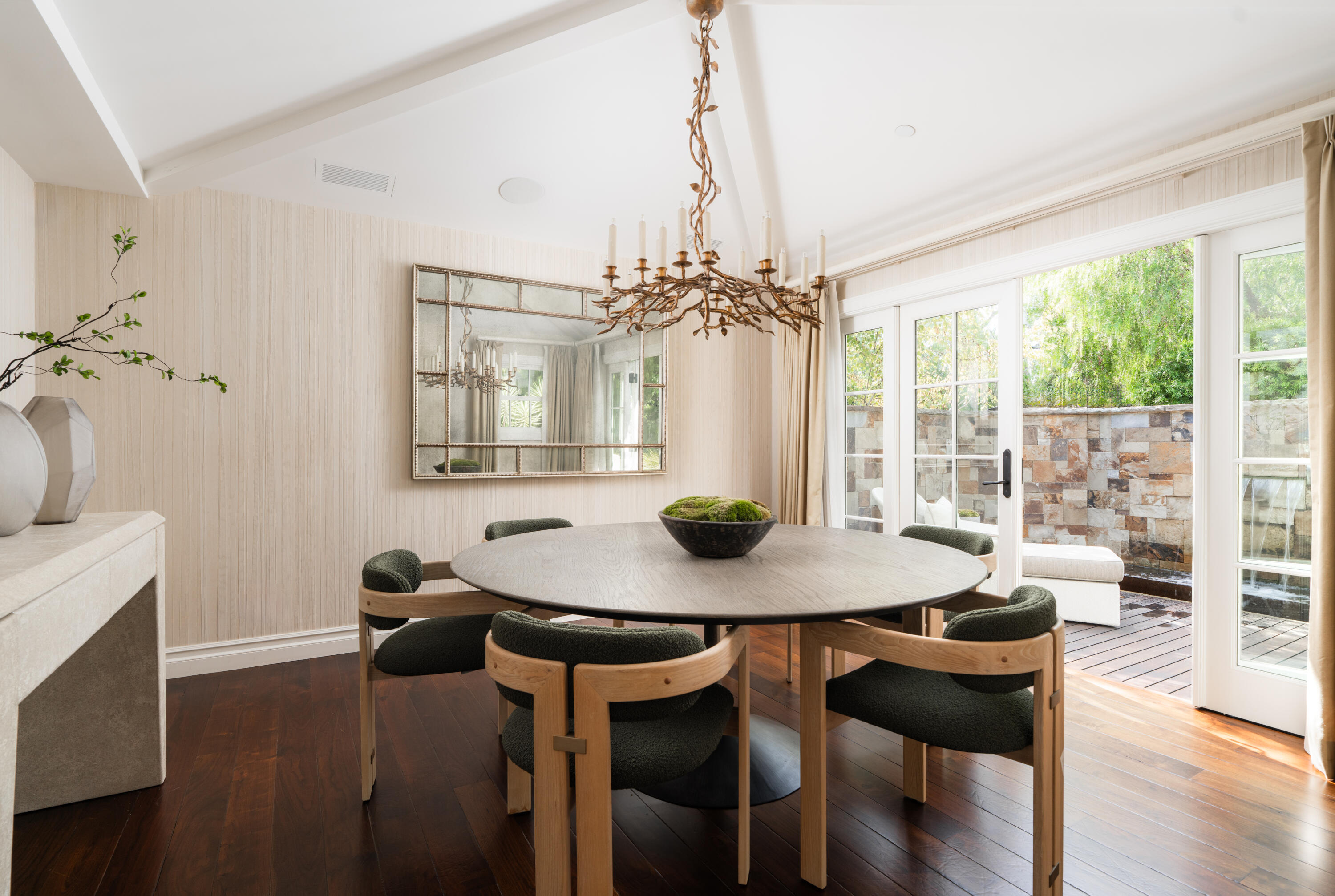 610 Olive Road Montecito, CA 93108 - Photo 10 of 34 a view of a dining room with furniture and wooden floor