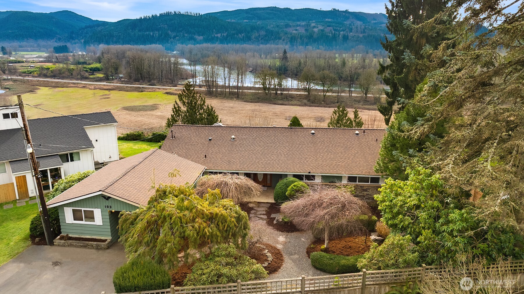 103 West Rivmont Drive Monroe, WA 98272 - Photo 2 of 34 a view of swimming pool and lake view