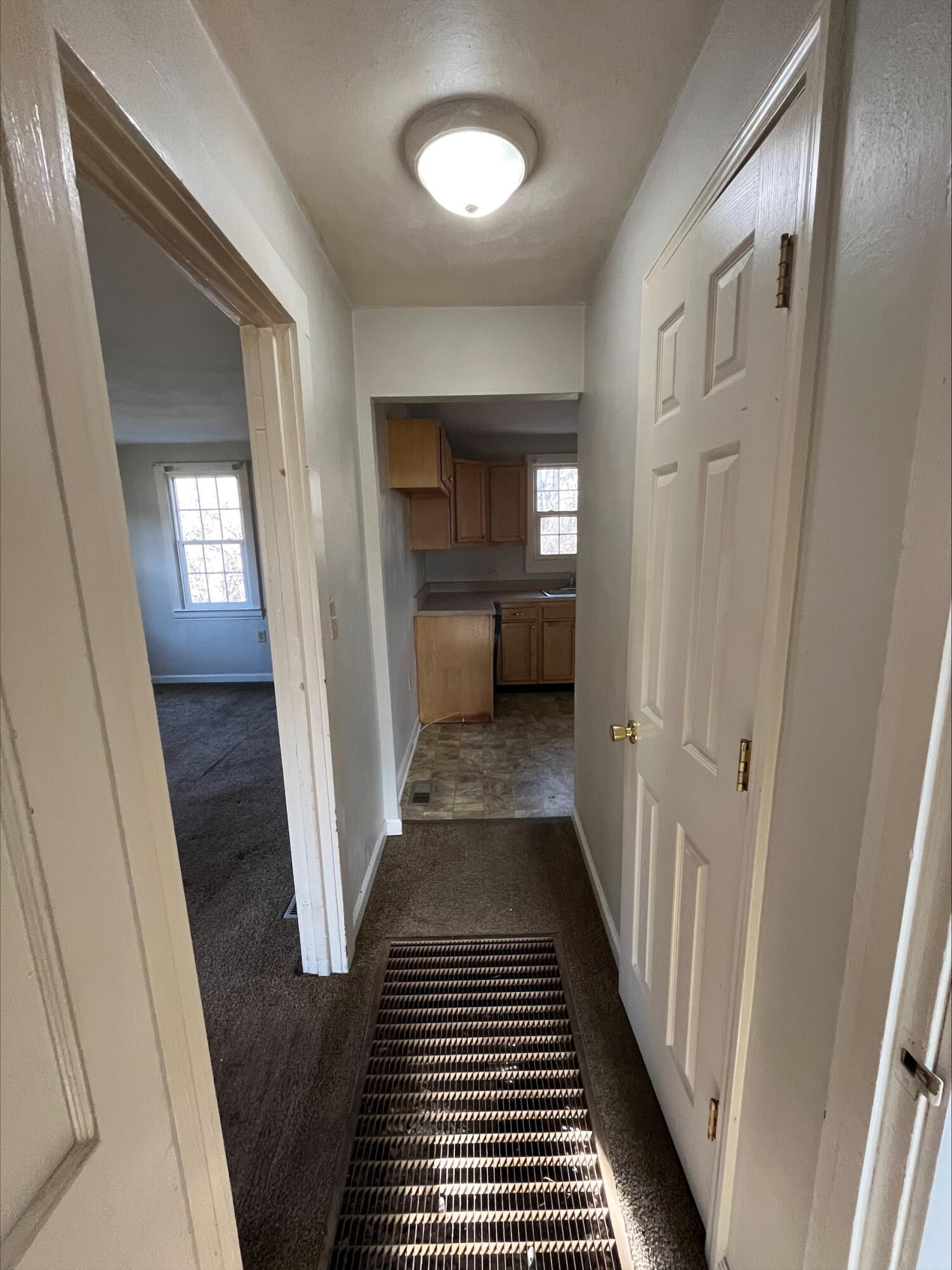 4529 Old Mountain Road Northeast Roanoke, VA 24019 - Photo 15 of 18 a view of a hallway with wooden floor and staircase