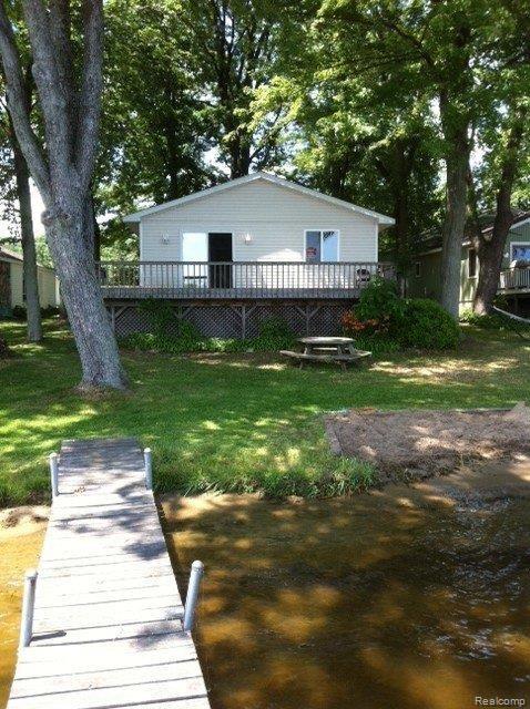 5958 Bullard Road Fenton, MI 48430 - Photo 1 of 15 view of house from dock