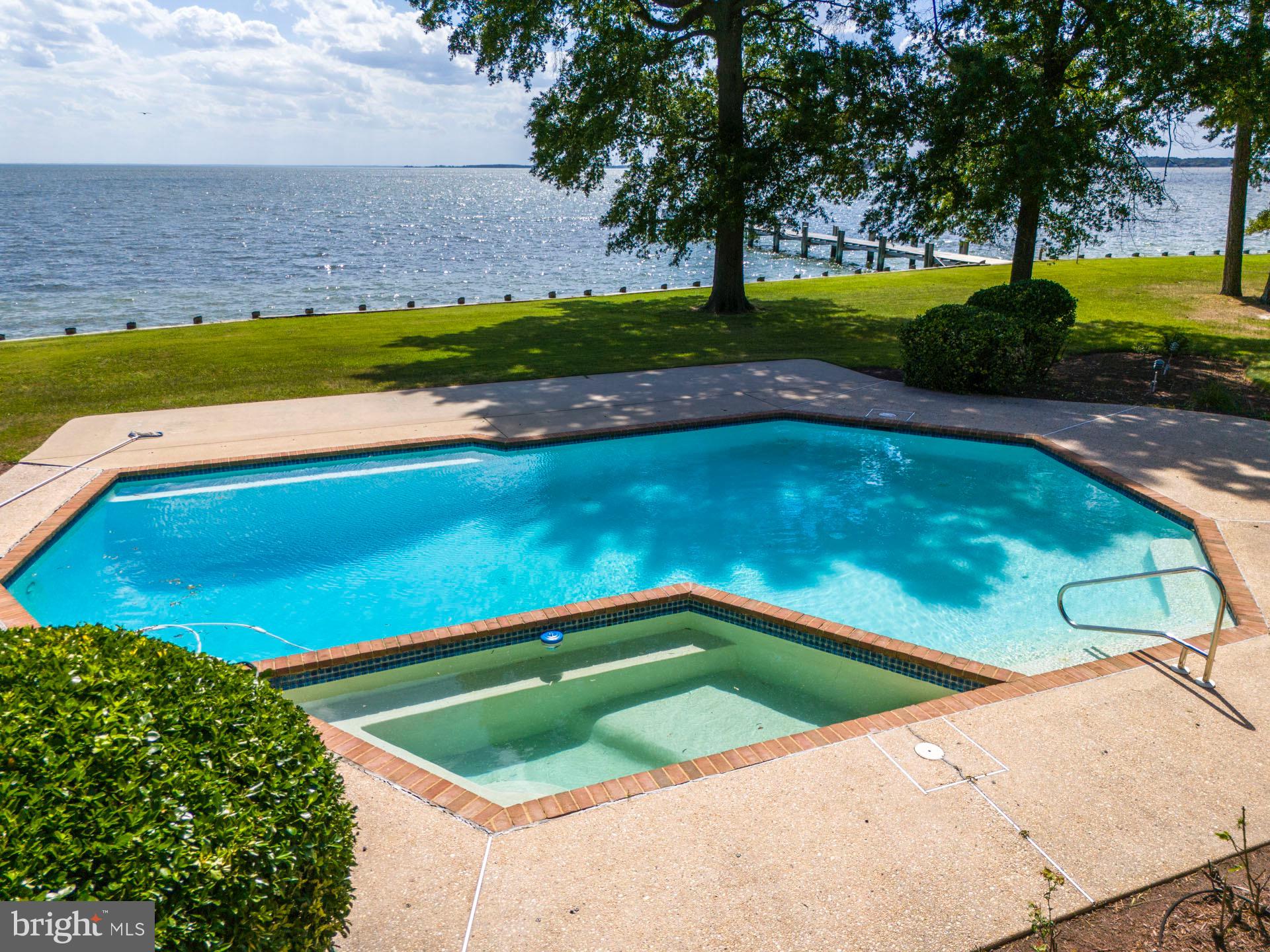 24190 Deep Neck Road Royal Oak, MD 21662 - Photo 12 of 48 pool with spa