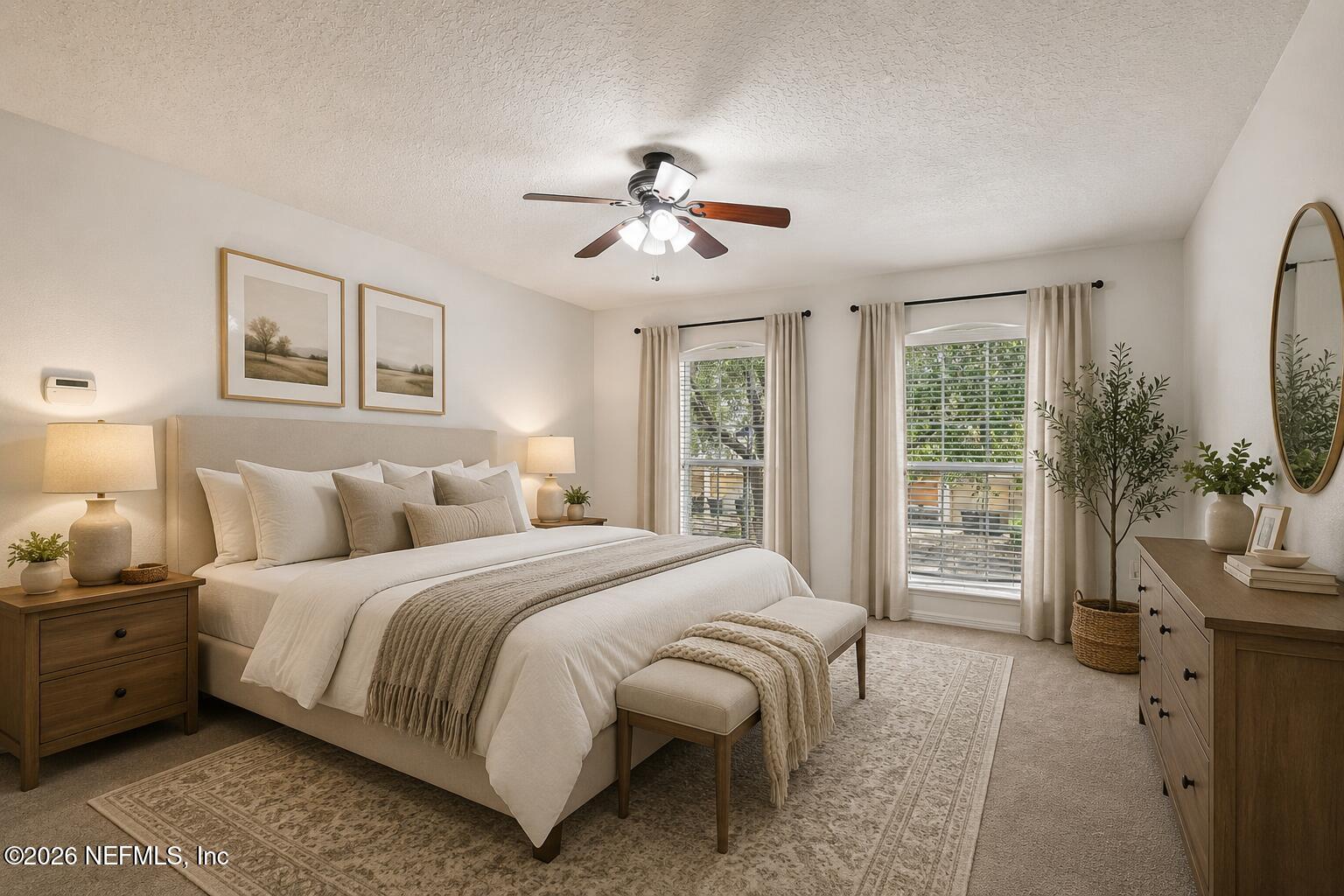10543 Autumn Trace Road Jacksonville, FL 32257 - Photo 26 of 45 Virtually Staged Master Bedroom
