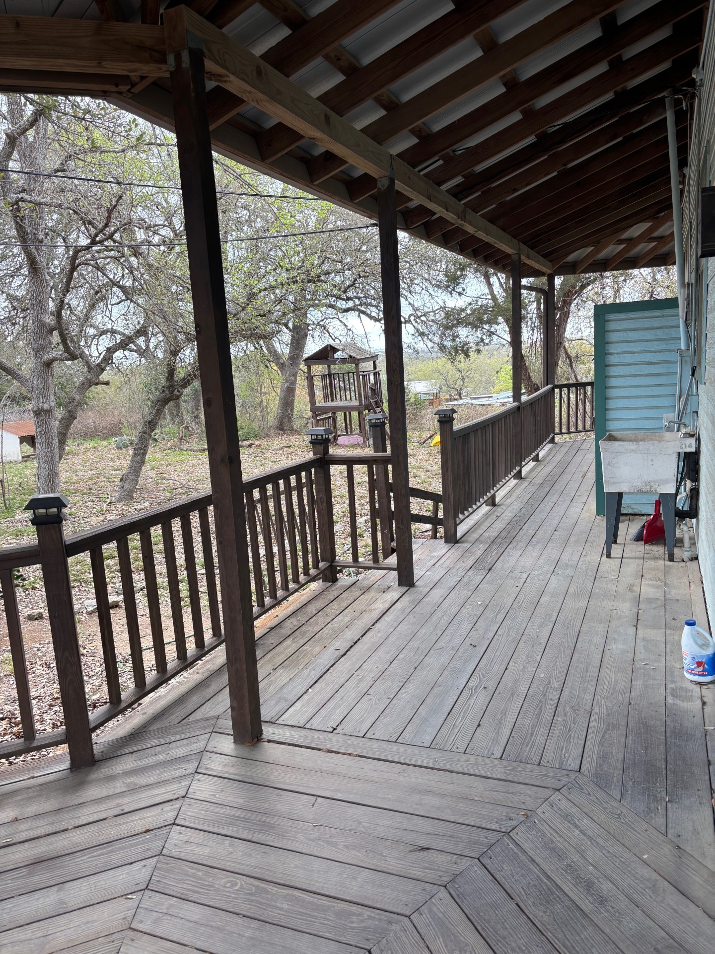 15401 Lariat Trail Austin, TX 78734 - Photo 9 of 23 View of wooden terrace