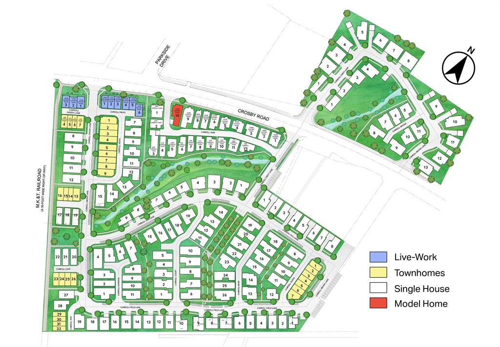 1362 East Crosby Road Carrollton, TX 75006 - Photo 17 of 22 Parcel map